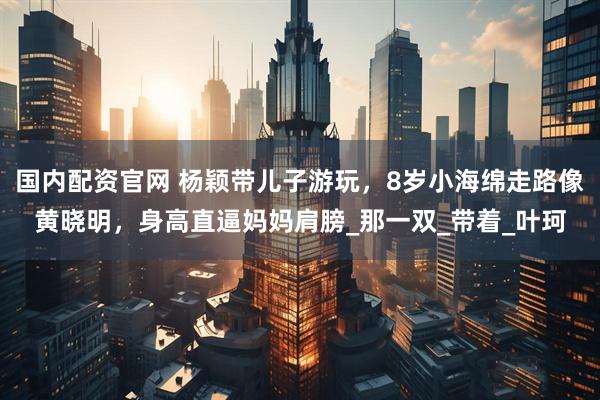 国内配资官网 杨颖带儿子游玩，8岁小海绵走路像黄晓明，身高直逼妈妈肩膀_那一双_带着_叶珂